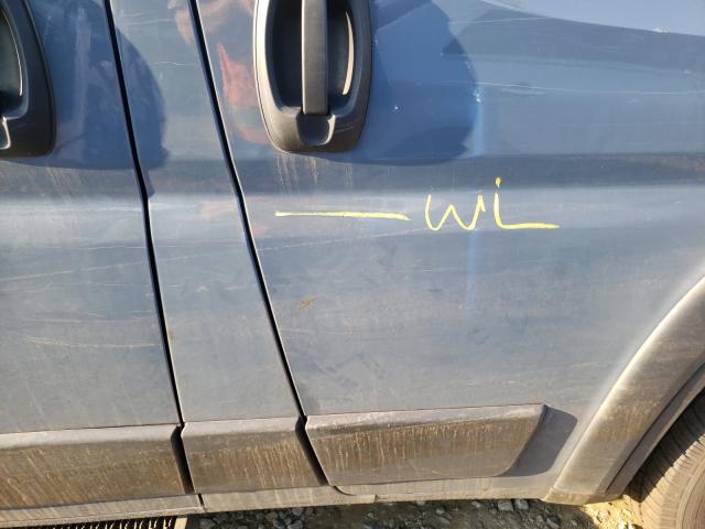 3C6URVJG1LE106816 - 2020 RAM PROMASTER 3500 HIGH ლურჯი ფოტო 9