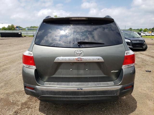 5TDBK3EH7CS143953 - 2012 TOYOTA HIGHLANDER BASE GREEN photo 6