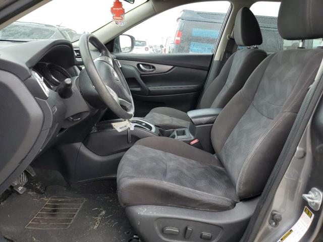 KNMAT2MV1GP698102 - 2016 NISSAN ROGUE S GRAY photo 7