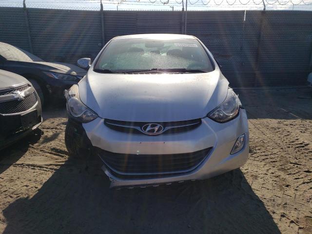 5NPDH4AEXDH336131 - 2013 HYUNDAI ELANTRA GLS SILVER photo 5