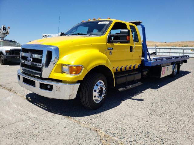 3FRWX6FE5FV728217 - 2015 FORD F650 SUPER DUTY YELLOW photo 1