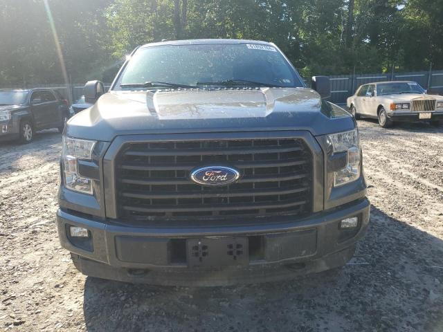 1FTEX1EP8HFA91640 - 2017 FORD F150 SUPER CAB GRAY photo 5