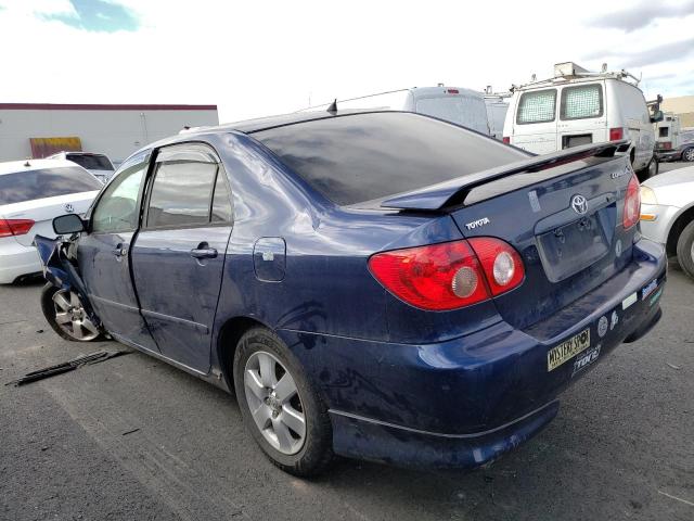 1NXBR32E58Z006126 - 2008 TOYOTA COROLLA CE BLUE photo 2