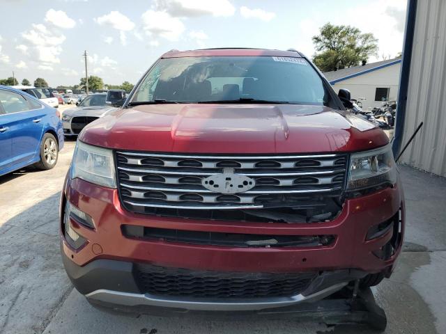 1FM5K8D80GGB66854 - 2016 FORD EXPLORER XLT RED photo 5