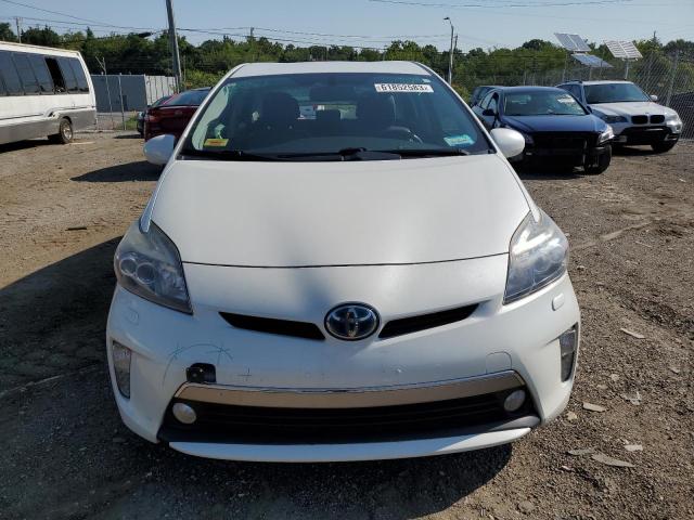 JTDKN3DP2D3040832 - 2013 TOYOTA PRIUS PLUG WHITE photo 5