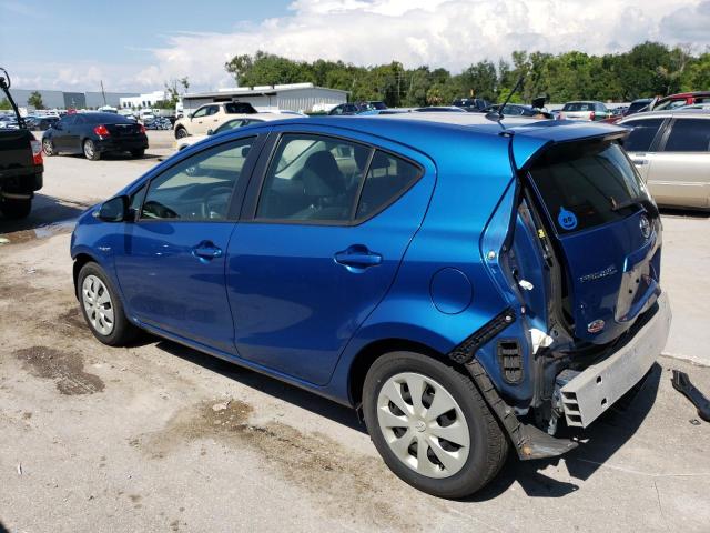 JTDKDTB30E1565601 - 2014 TOYOTA PRIUS C BLUE photo 2