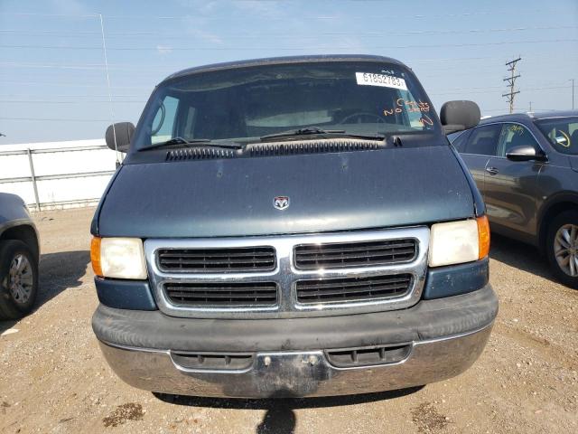 2B7JB21ZX1K510167 - 2001 DODGE RAM VAN B2500 GREEN photo 5