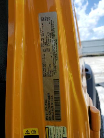 1C4HJXDG0MW639689 - 2021 JEEP WRANGLER U SPORT Turuncu fotoğraf 13