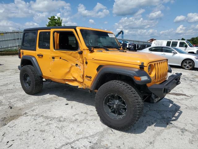 1C4HJXDG0MW639689 - 2021 JEEP WRANGLER U SPORT Turuncu fotoğraf 4