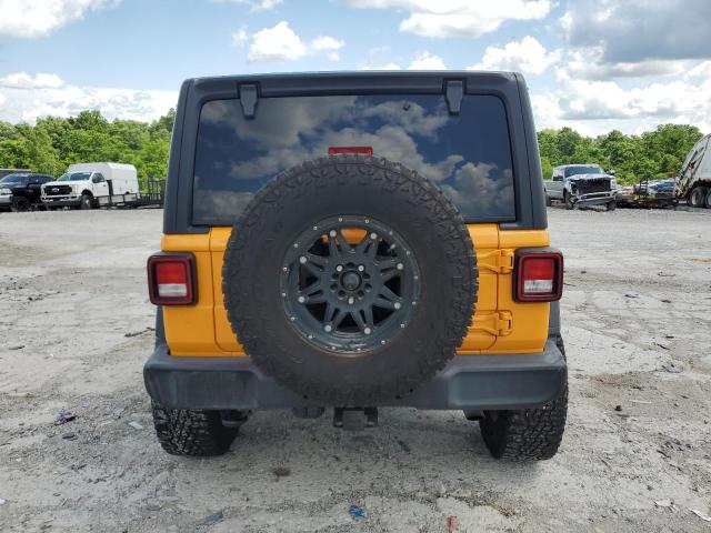 1C4HJXDG0MW639689 - 2021 JEEP WRANGLER U SPORT Turuncu fotoğraf 6