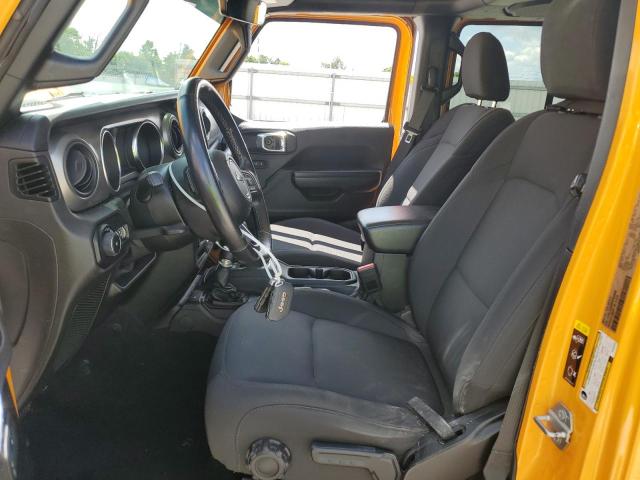 1C4HJXDG0MW639689 - 2021 JEEP WRANGLER U SPORT Turuncu fotoğraf 7