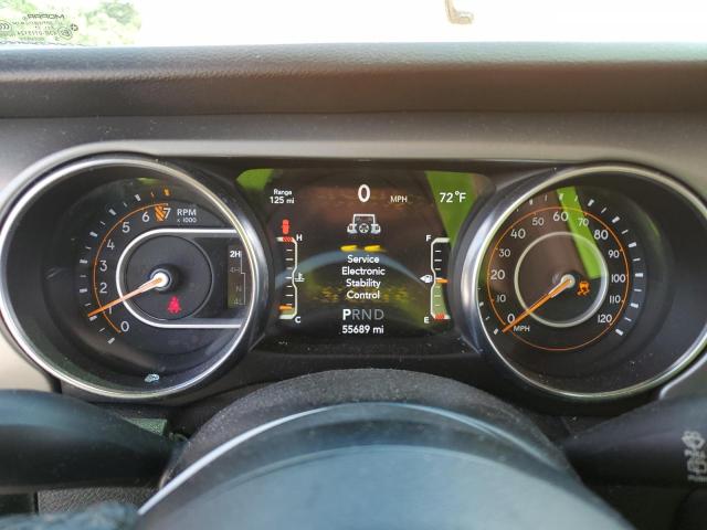 1C4HJXDG0MW639689 - 2021 JEEP WRANGLER U SPORT Turuncu fotoğraf 9