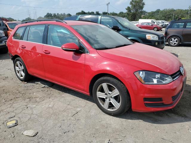 3VWCA7AU6FM511946 - 2015 VOLKSWAGEN GOLF SPORT TDI S RED photo 4