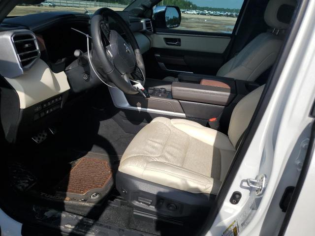 5TFMA5DB9PX085168 - 2023 TOYOTA TUNDRA CREWMAX PLATINUM WHITE photo 7
