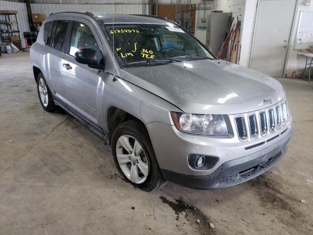 1C4NJCBA2GD753686 - 2016 JEEP COMPASS SP SILVER photo 1