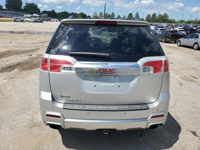 2GKFLUE39F6173564 - 2015 GMC TERRAIN DENALI SILVER photo 6