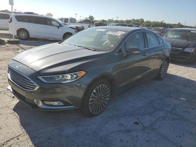 3FA6P0D95JR168965 - 2018 FORD FUSION TITANIUM/PLATINUM GRAY photo 1