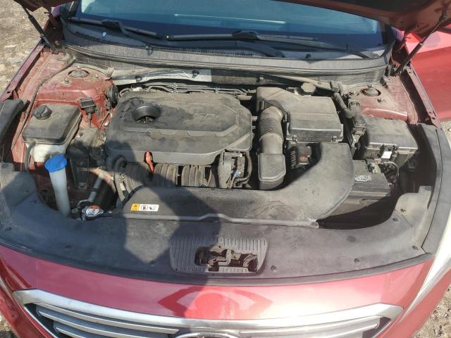 5NPE24AF0GH357041 - 2016 HYUNDAI SONATA SE RED photo 11