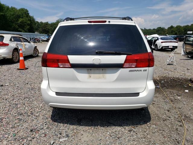 5TDZA23C05S316539 - 2005 TOYOTA SIENNA XLE CE WHITE photo 6