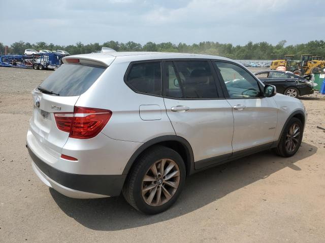 5UXWX9C53D0A16864 - 2013 BMW X3 XDRIVE28I SILVER photo 3