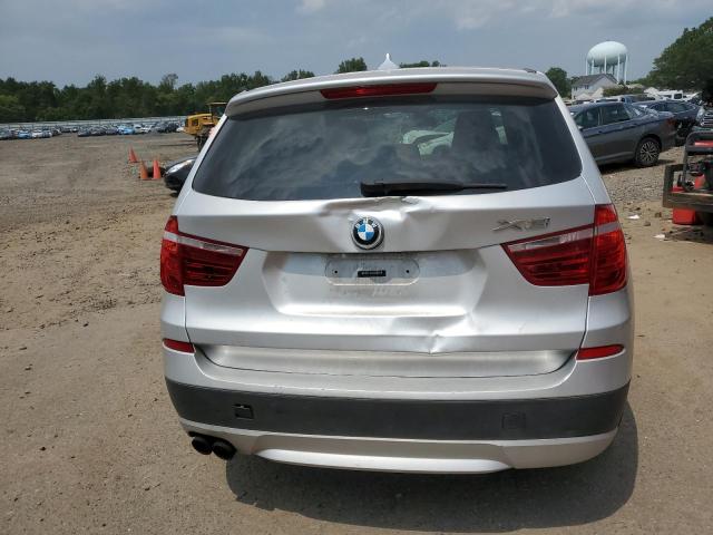 5UXWX9C53D0A16864 - 2013 BMW X3 XDRIVE28I SILVER photo 6