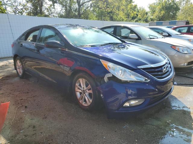 5NPEB4ACXDH520697 - 2013 HYUNDAI SONATA GLS BLUE photo 4