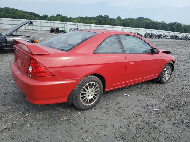 1HGEM22925L038094 - 2005 HONDA CIVIC EX RED photo 3