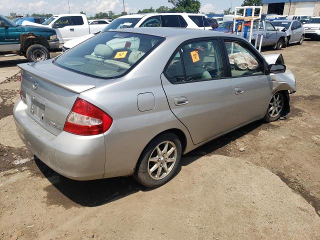 JT2BK12U220050578 - 2002 TOYOTA PRIUS SILVER photo 3