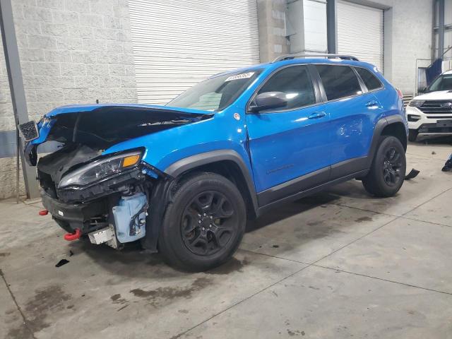 1C4PJMBX6KD131281 - 2019 JEEP CHEROKEE TRAILHAWK BLUE photo 1