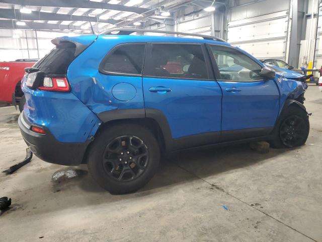 1C4PJMBX6KD131281 - 2019 JEEP CHEROKEE TRAILHAWK BLUE photo 3