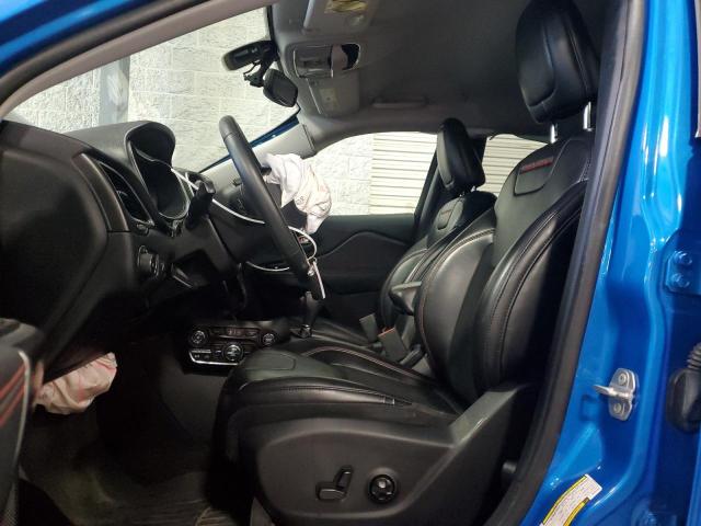 1C4PJMBX6KD131281 - 2019 JEEP CHEROKEE TRAILHAWK BLUE photo 7