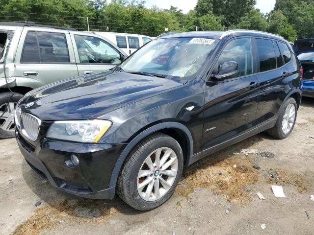 5UXWX9C51D0A15065 - 2013 BMW X3 XDRIVE28I BLACK photo 1