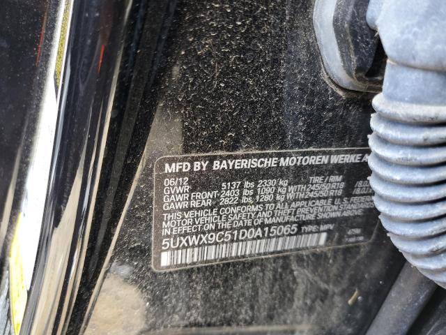 5UXWX9C51D0A15065 - 2013 BMW X3 XDRIVE28I BLACK photo 13