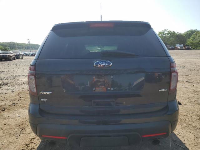 1FM5K8GT7EGB76830 - 2014 FORD EXPLORER SPORT შავი ფოტო 6