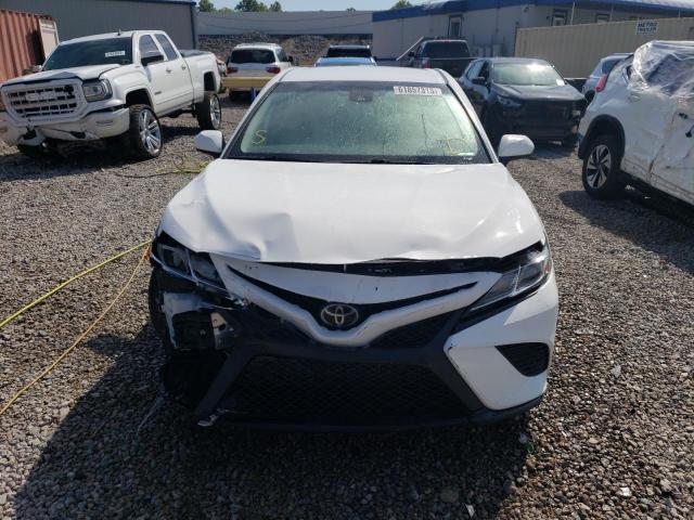 4T1B11HK7KU190002 - 2019 TOYOTA CAMRY L WHITE photo 5