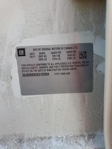 2G4GR5EK3C9129304 - 2012 BUICK REGAL 白色 照片 13