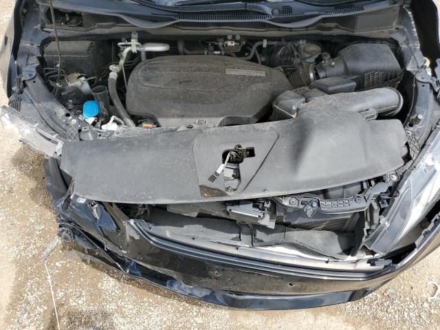 5FNRL6H55KB080711 - 2019 HONDA ODYSSEY EX BLACK photo 12