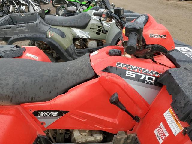 4XASEE579GA583158 - 2016 POLARIS SPORTSMAN 570 EPS 红色 照片 5