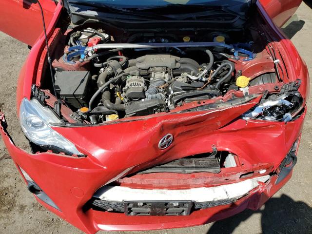 JF1ZNAA13F9712356 - 2015 TOYOTA SCION FR-S წითელი ფოტო 11