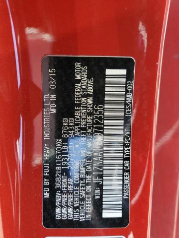 JF1ZNAA13F9712356 - 2015 TOYOTA SCION FR-S წითელი ფოტო 12