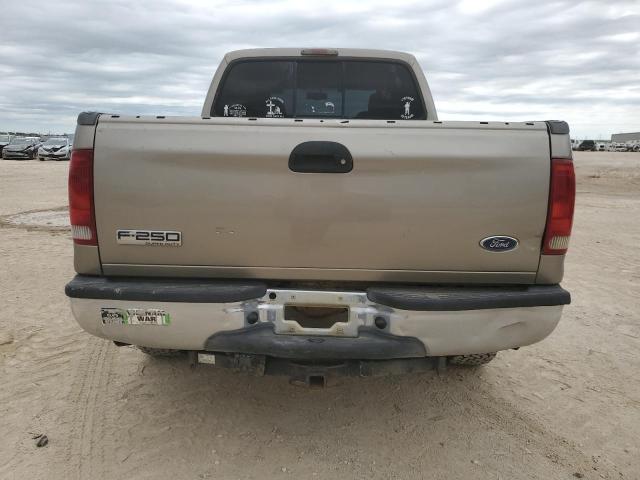 1FTSW21P76ED60697 - 2006 FORD F250 SUPER DUTY BEIGE photo 6