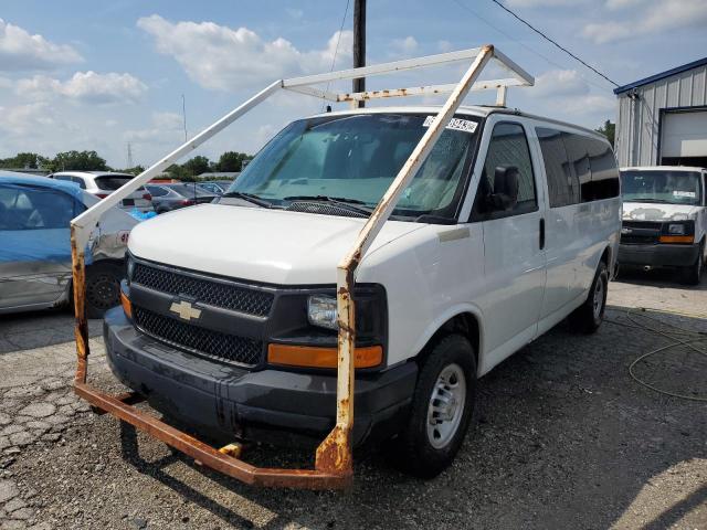 1GNZGXFA3E1144193 - 2014 CHEVROLET EXPRESS G3 LS WHITE photo 1