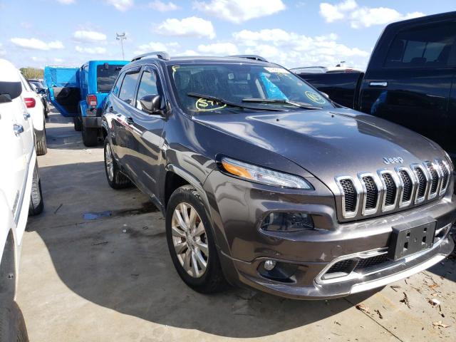 1C4PJMJX1JD594574 - 2018 JEEP CHEROKEE OVERLAND GRAY photo 1