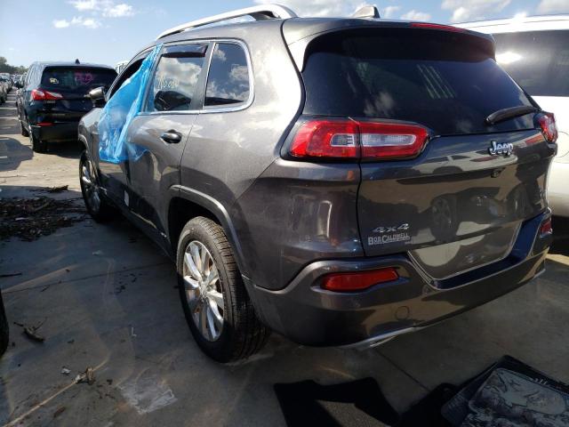 1C4PJMJX1JD594574 - 2018 JEEP CHEROKEE OVERLAND GRAY photo 3