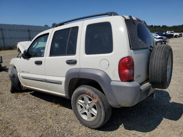 1J4GK48K33W563545 - 2003 JEEP LIBERTY SPORT 白色 照片 2