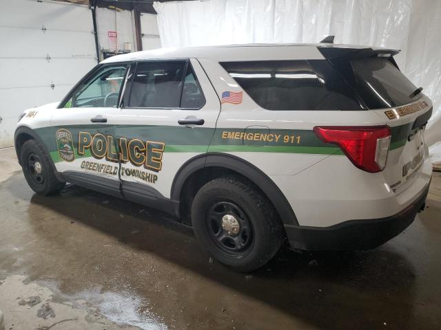 1FM5K8AB1MGA65611 - 2021 FORD EXPLORER POLICE INTERCEPTOR 白色 照片 2