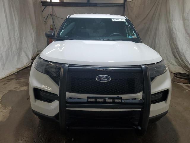 1FM5K8AB1MGA65611 - 2021 FORD EXPLORER POLICE INTERCEPTOR 白色 照片 5