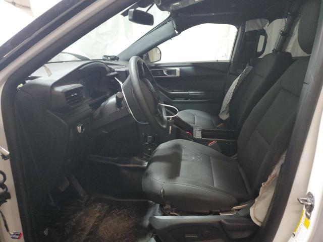 1FM5K8AB1MGA65611 - 2021 FORD EXPLORER POLICE INTERCEPTOR 白色 照片 7