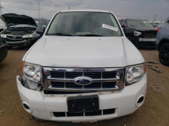 1FMCU0C76CKC47263 - 2012 FORD ESCAPE XLS WHITE photo 5