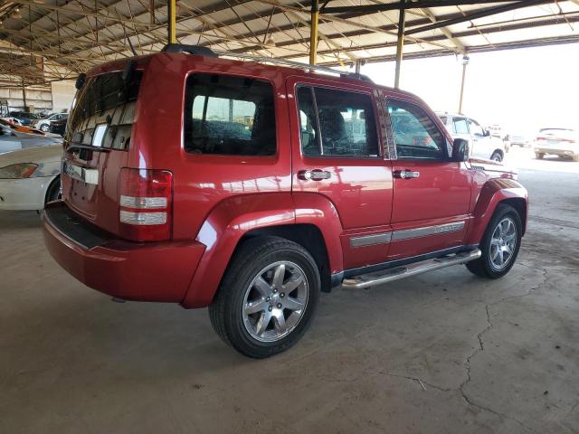 1J4PN5GK8BW505296 - 2011 JEEP LIBERTY LIMITED RED photo 3